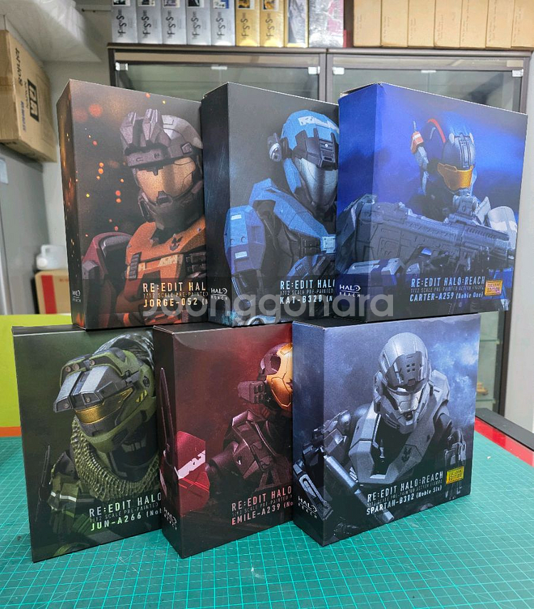 센티넬 헤일로리치 1000toys 특전판 풀세트--0