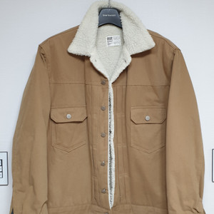 Awesome 남성 양털 자켓 점퍼 베이지