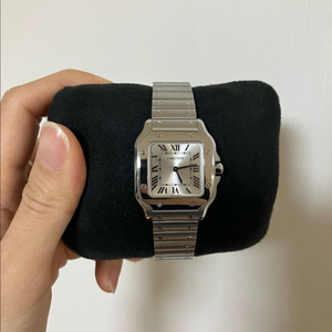 산토스 스몰 스틸 신형. 산토스 드 까르띠에. 3회착용