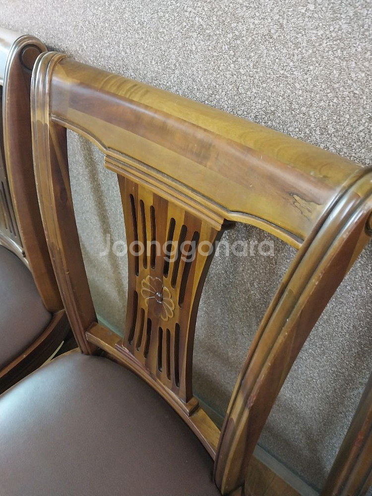 원목 식탁의자 4개--3