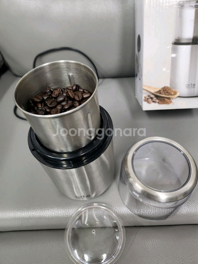 플랜잇 화이트 에스프레소 커피머신 커피 자동 그라인더--2