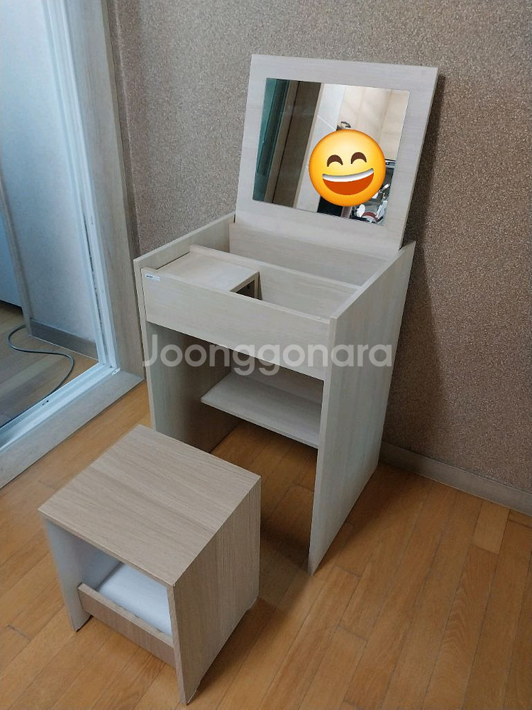 수납화장대+의자--2