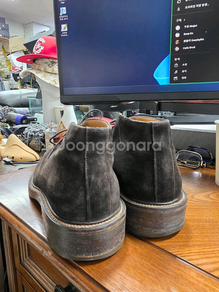 이태리 CALANI 스웨이드 처카 부츠 275~280m--3