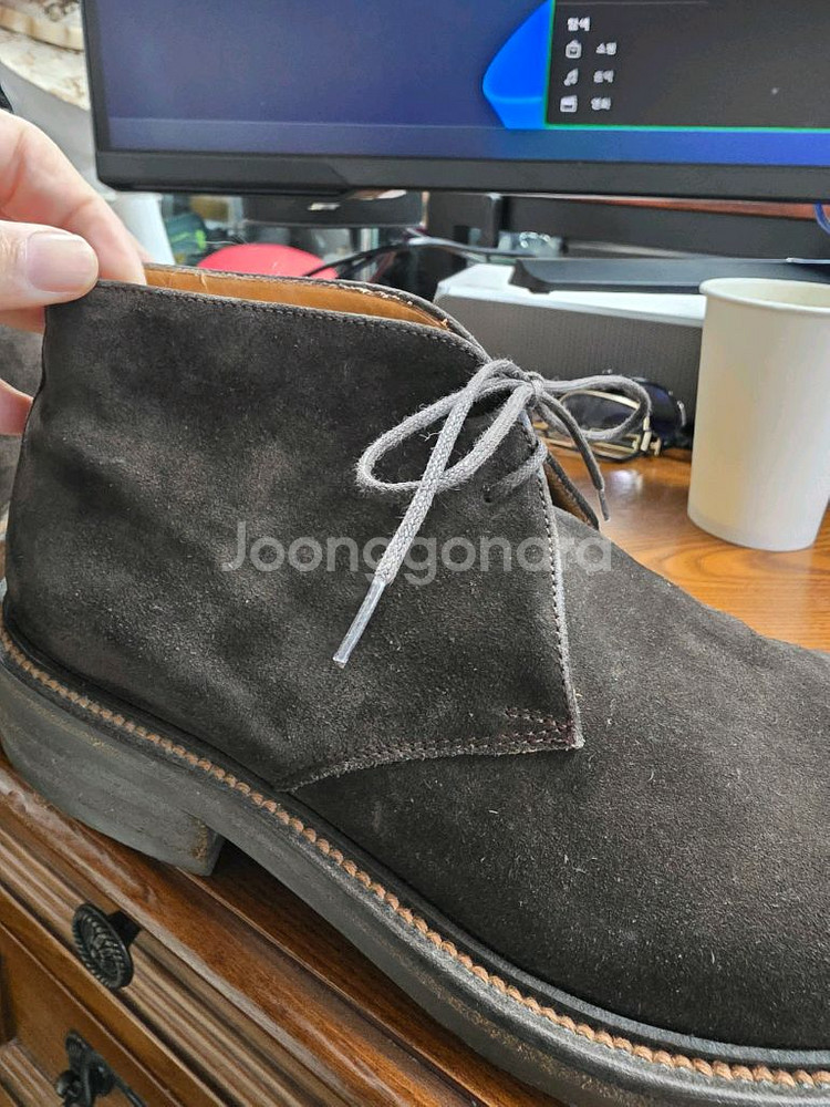 이태리 CALANI 스웨이드 처카 부츠 275~280m--6