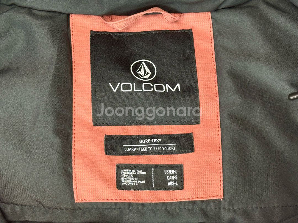 볼컴 여성 보드복 고어텍스 아노락 자켓 L size--2