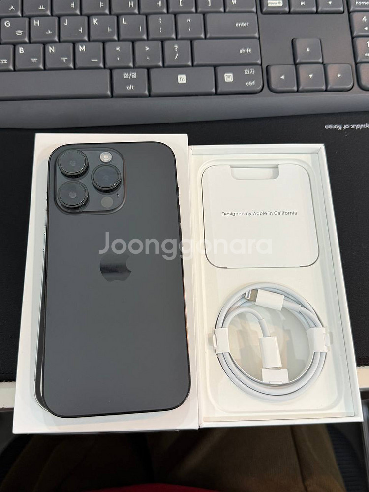 S급/풀박스)아이폰14프로 블랙 128GB/96%--7