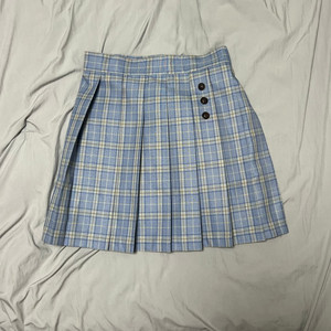새상품 여아 체크 플리츠 스커트 xs사이즈
