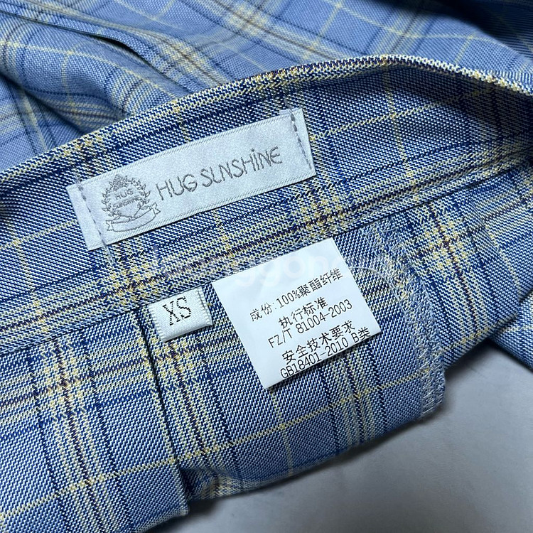 새상품 여아 체크 플리츠 스커트 xs사이즈--4