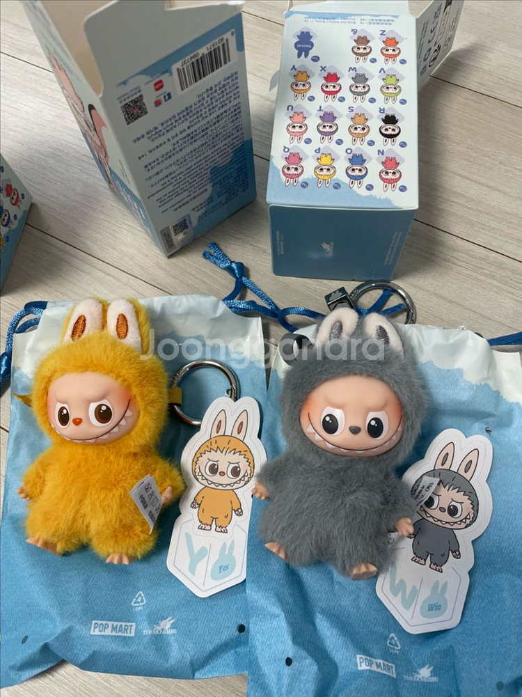 (2개가격) 팝마트 라부부 핀포러브 미니 W,Y--0