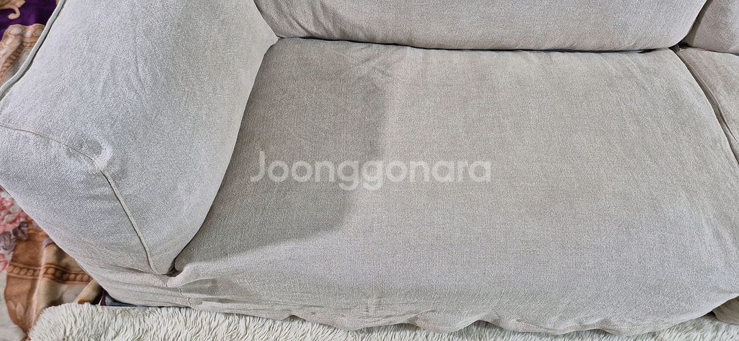 쎄덱 리넨4인 내장제 구스 소파쇼파(커버세탁완료)--6