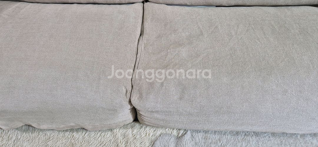 쎄덱 리넨4인 내장제 구스 소파쇼파(커버세탁완료)--7