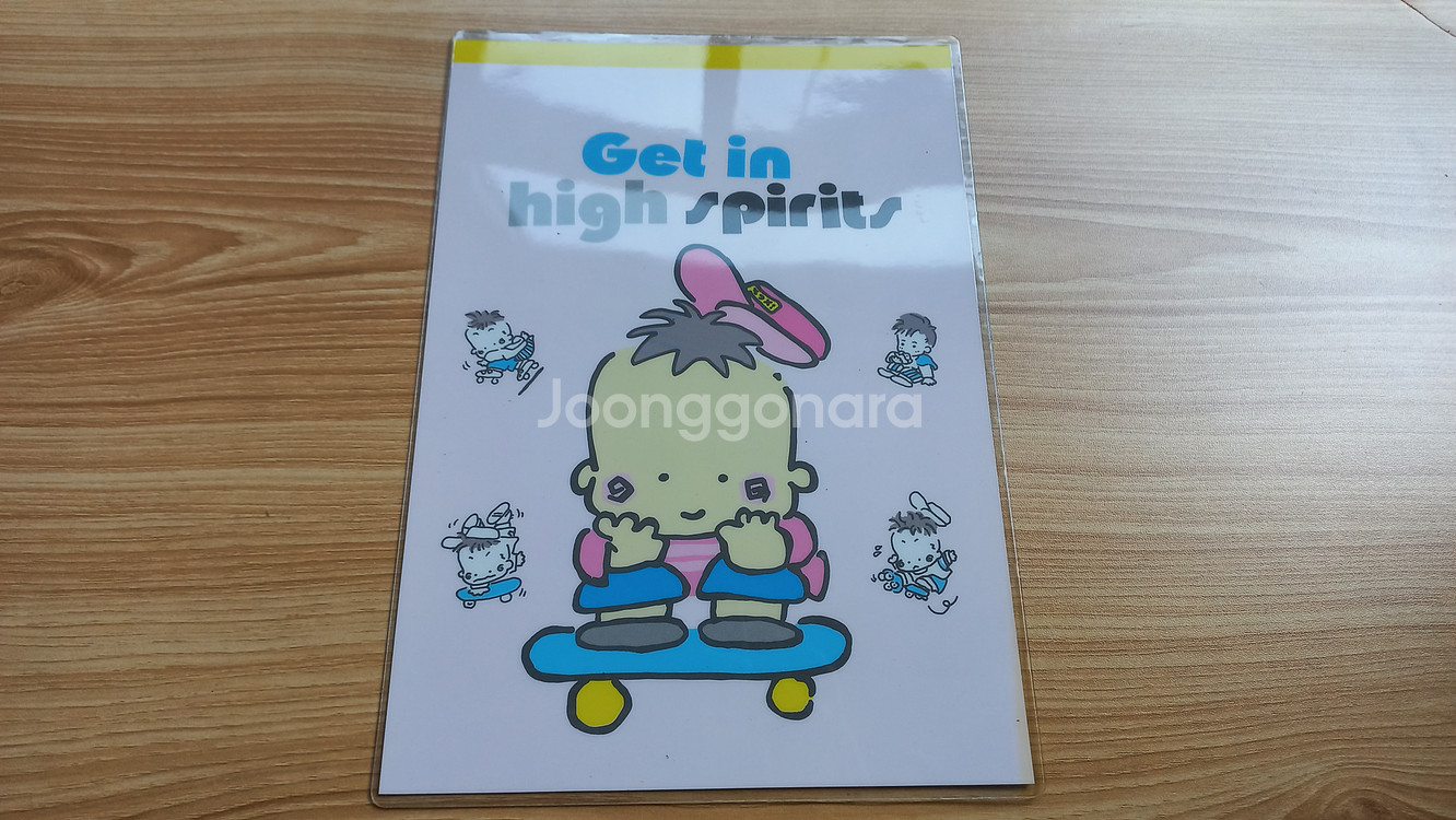 고전문구 영아트 책받침 빈티지 그림 추억 레트--0