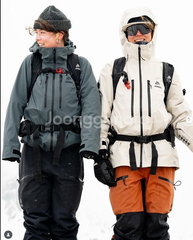 존스(JONES) 스노우보드복 자켓 팬츠XL 새상품--6