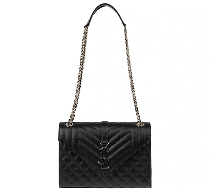 생로랑 모노그램 엔벨롭 미디움 숄더백--3