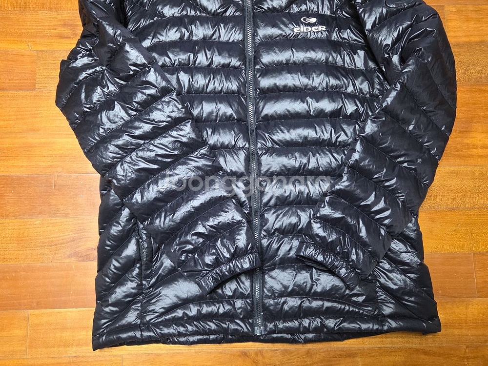 아이더 구스다운 경량 패딩 블랙 105--2