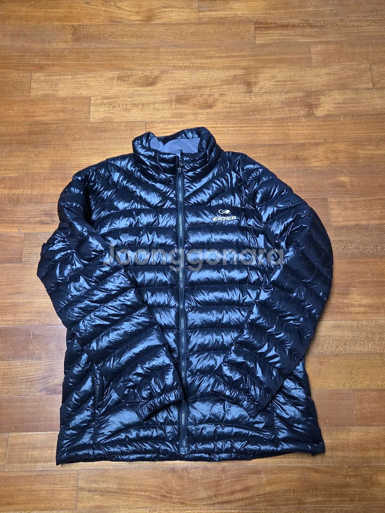 아이더 구스다운 경량 패딩 블랙 105--0