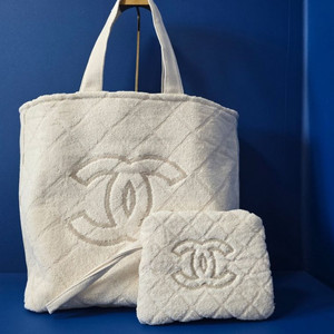 샤넬 비치 타월 토트백