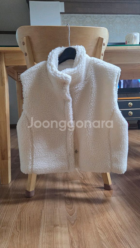 뽀글이 양털 하이넥 조끼베스트--5