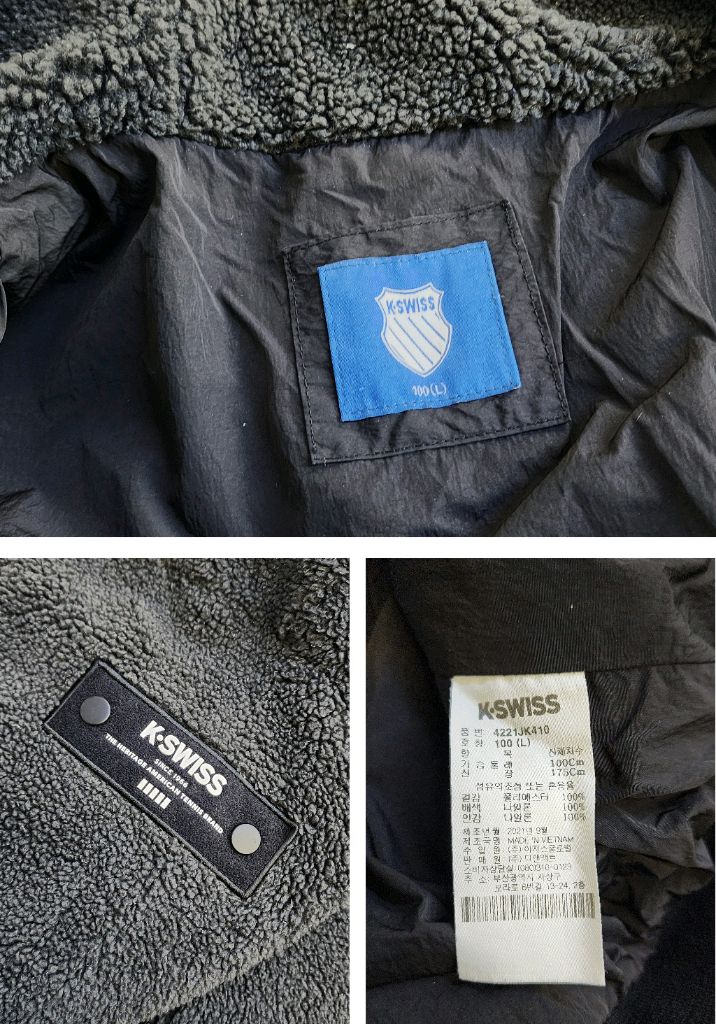 노스페이스,올젠,KSWISS 집업 95ㅡ 100사이즈--6