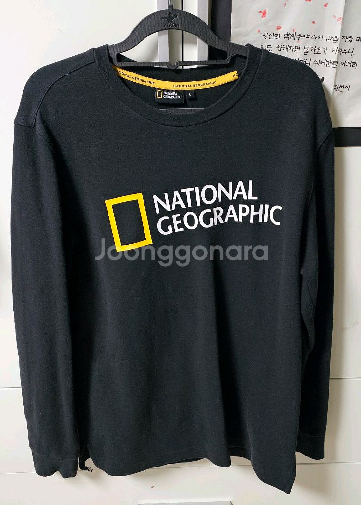 내셔널지오그래픽 L사이즈 티셔츠--0