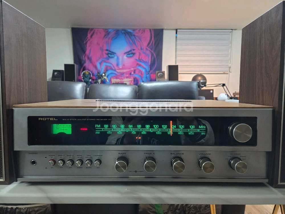 로텔 rx-400a 리시버 + 필립스 스피커 세트--1