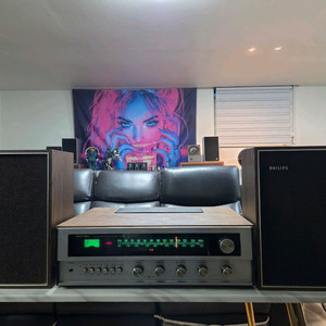 로텔 rx-400a 리시버 + 필립스 스피커 세트