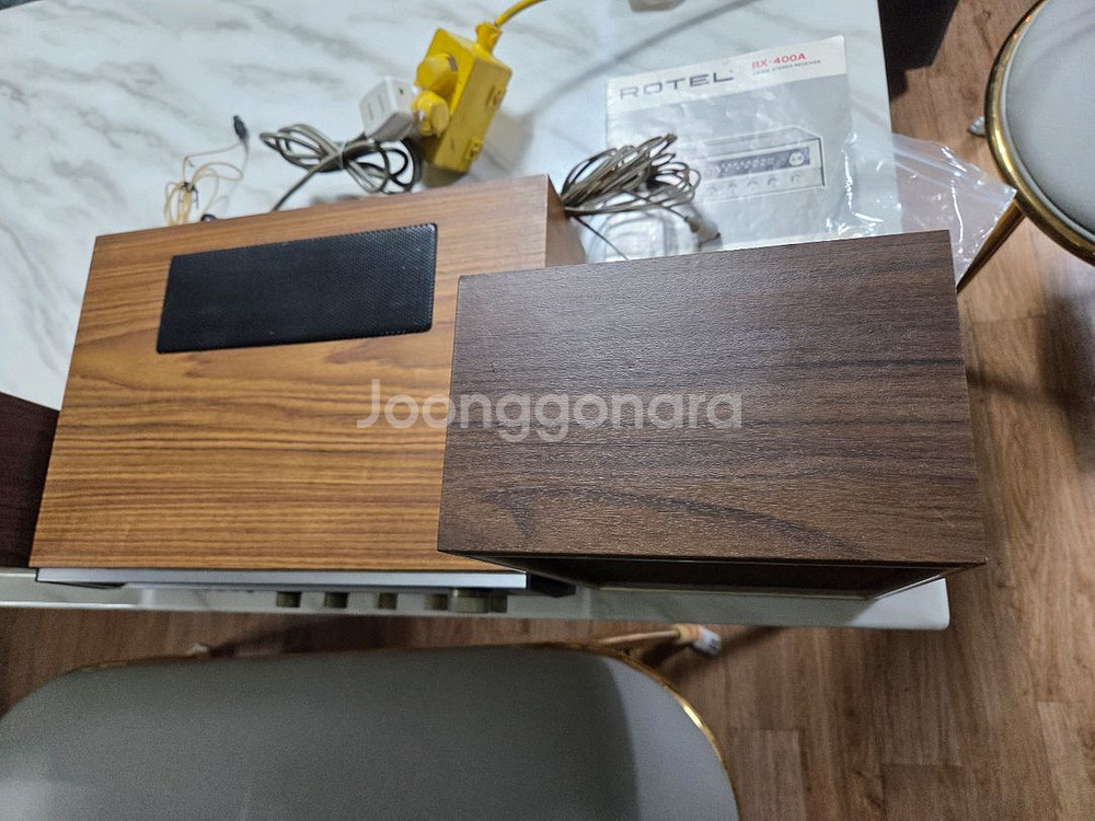 로텔 rx-400a 리시버 + 필립스 스피커 세트--5