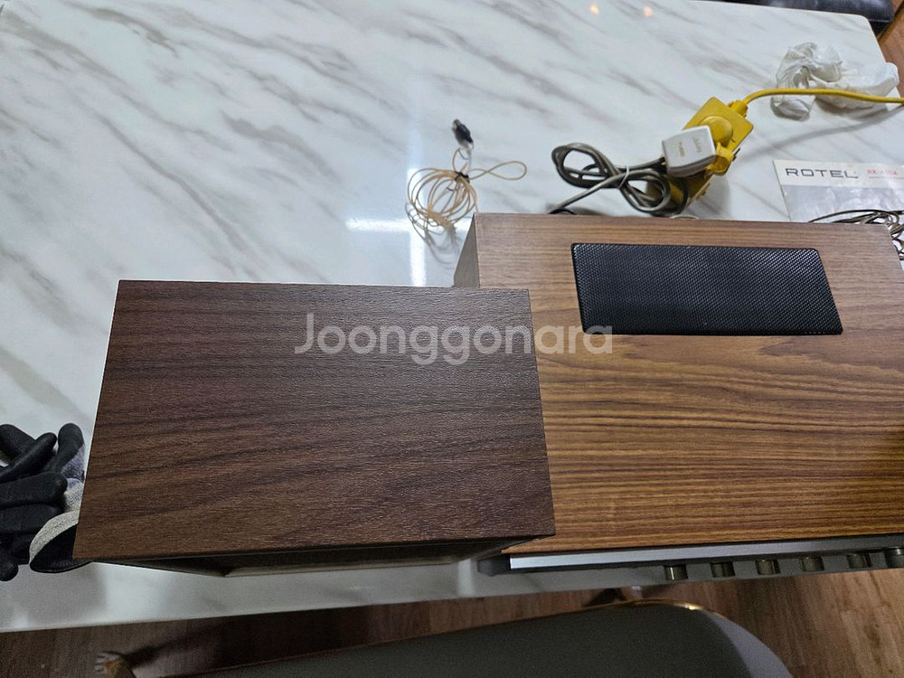 로텔 rx-400a 리시버 + 필립스 스피커 세트--6