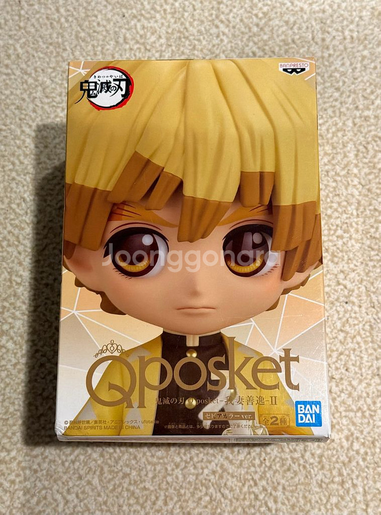 귀멸의 칼날 큐포스켓 젠이츠 피규어 (미개봉)--0