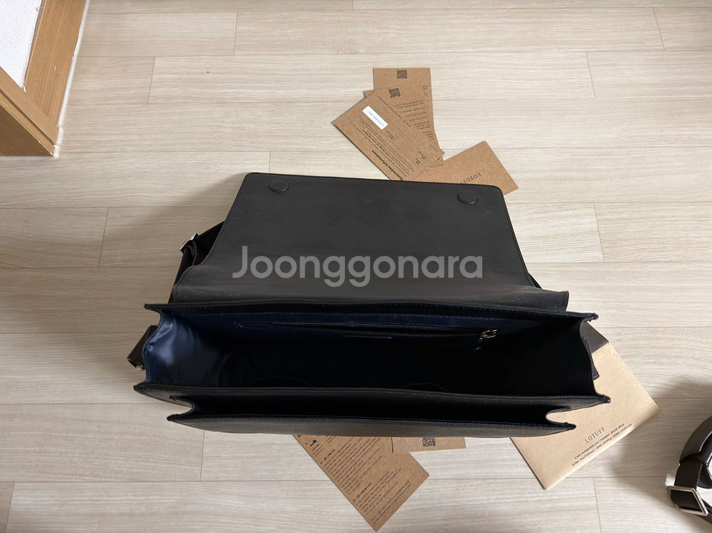 로터프 LO-7397 천연 소가죽 크로스백 서류가방--3