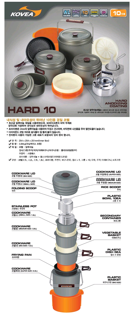 코베아 하드10 코펠--5