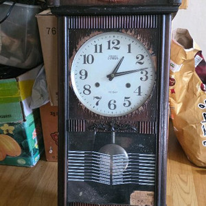 옛날 테협 벽시계 세이코