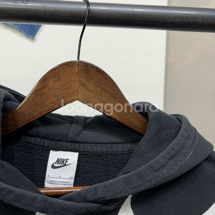 (90) 나이키 캐주얼 더블스우시 기모 후드티--1