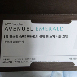 반얀트리 디럭스 풀(남산뷰)