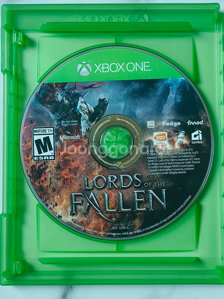 Xbox 로드 오브 폴른 북미판 (한글자막)--2