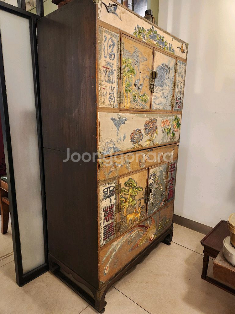 2단 전통 자수농--1