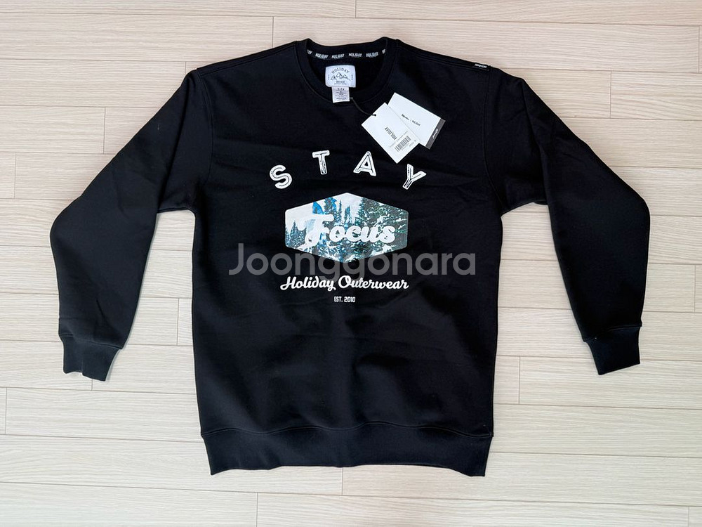 홀리데이 보드복 기모 크루넥 새상품 L size--0