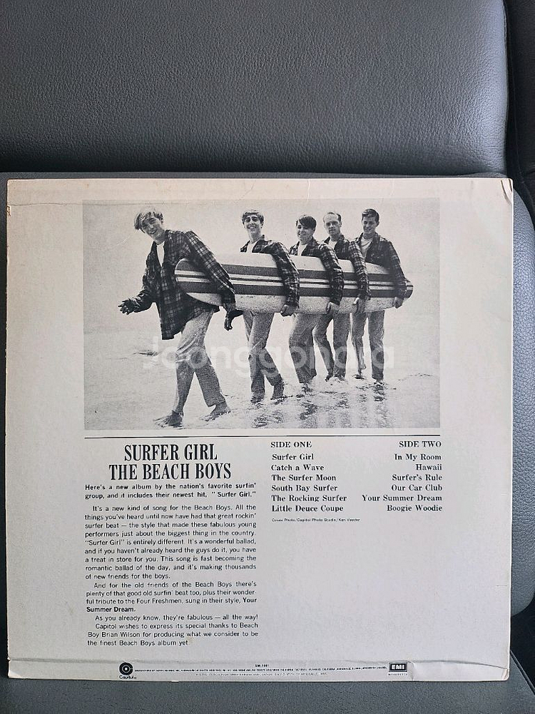 비치 보이스의Surfer Girl LP--1