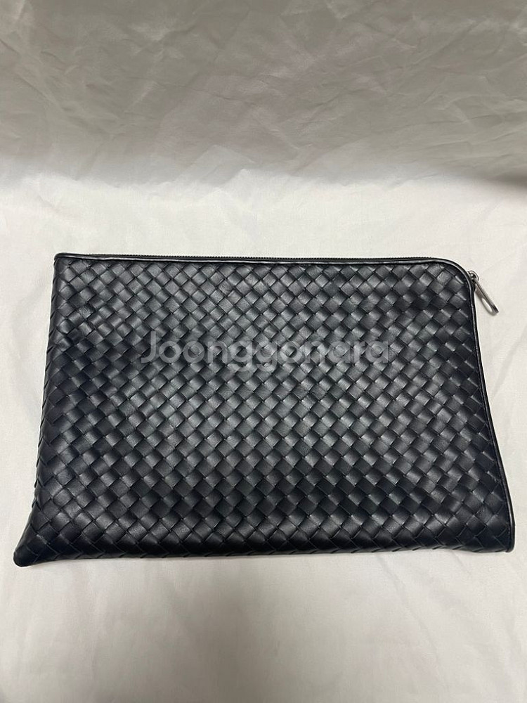 [감정서] 보테가베네타 인트레치아토 라지 클러치백--2