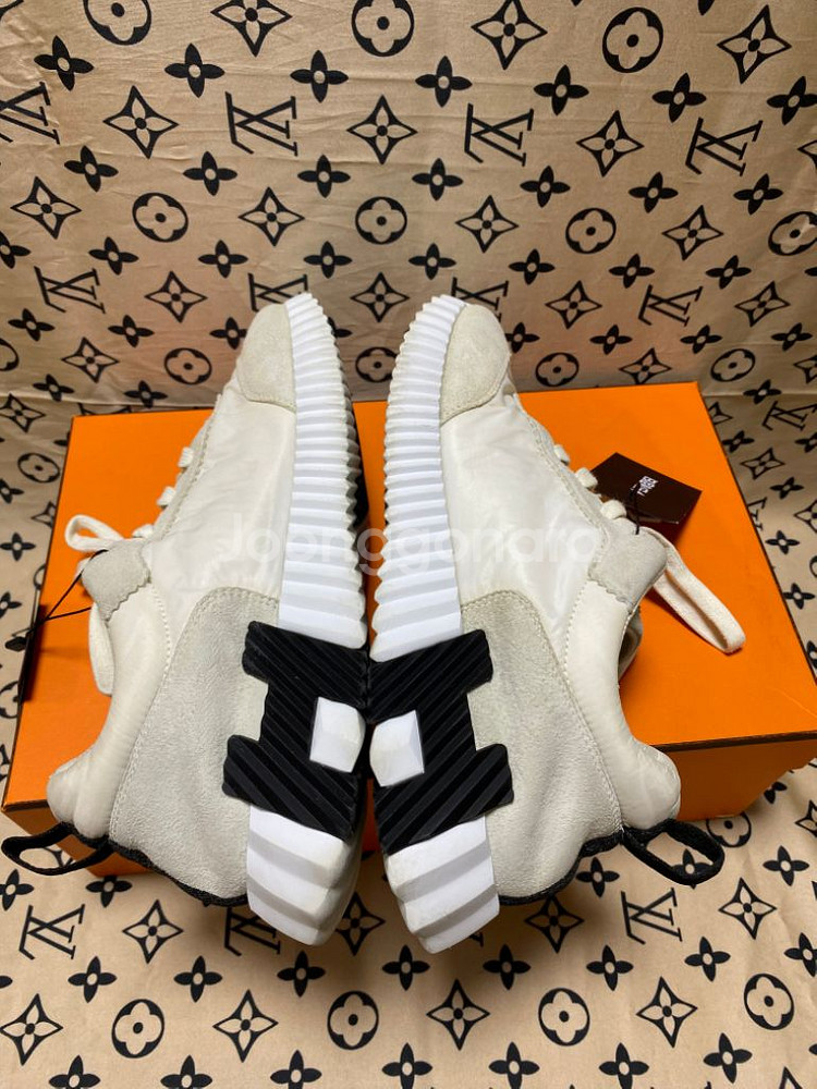 [41.5] 에르메스 바운싱 스니커즈 파라슈트 패브릭--6