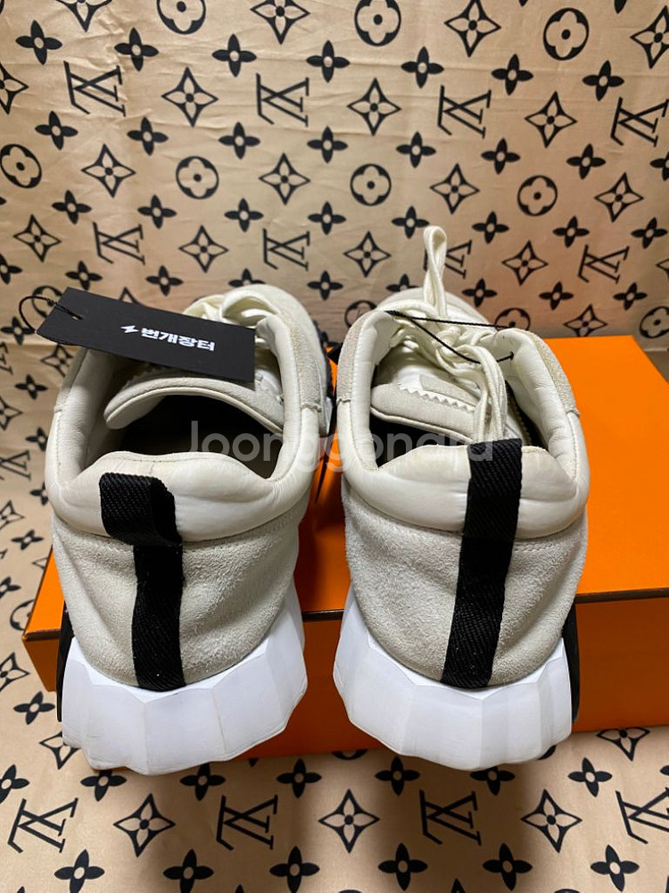 [41.5] 에르메스 바운싱 스니커즈 파라슈트 패브릭--7