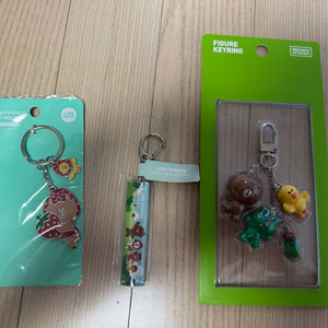 미개봉 라인프렌즈 키링,키체인 3종 판매합니다