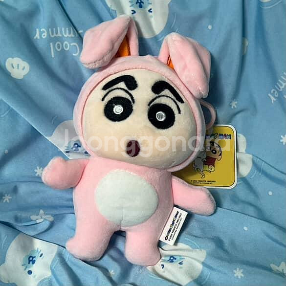 ~11/30 1천 할인 - 토끼 짱구 키링 인형--0