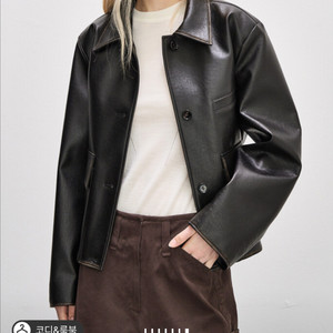 시스템 페이크레더 자켓 비품 새상품 판매합니다 24fw