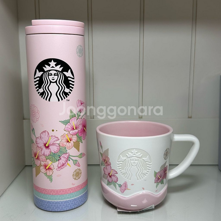 스타벅스 2023 23 무궁화 트로이 텀블러 머그 세트--0
