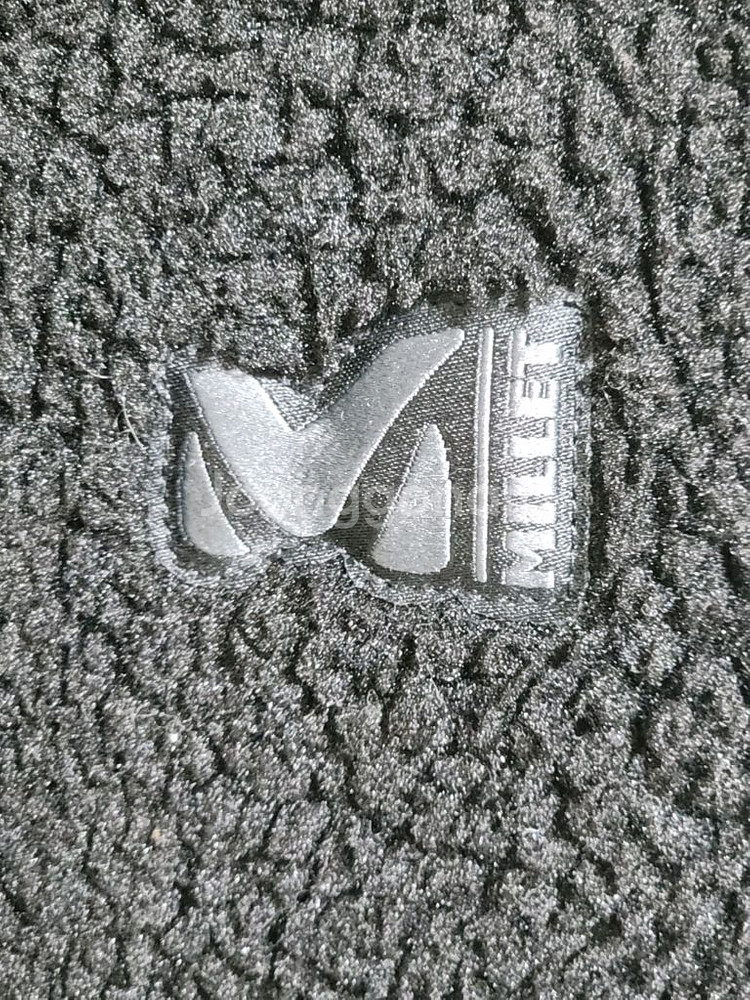 (100) 밀레 플리스 점퍼 블랙 뽀글이 후리스 자켓--3