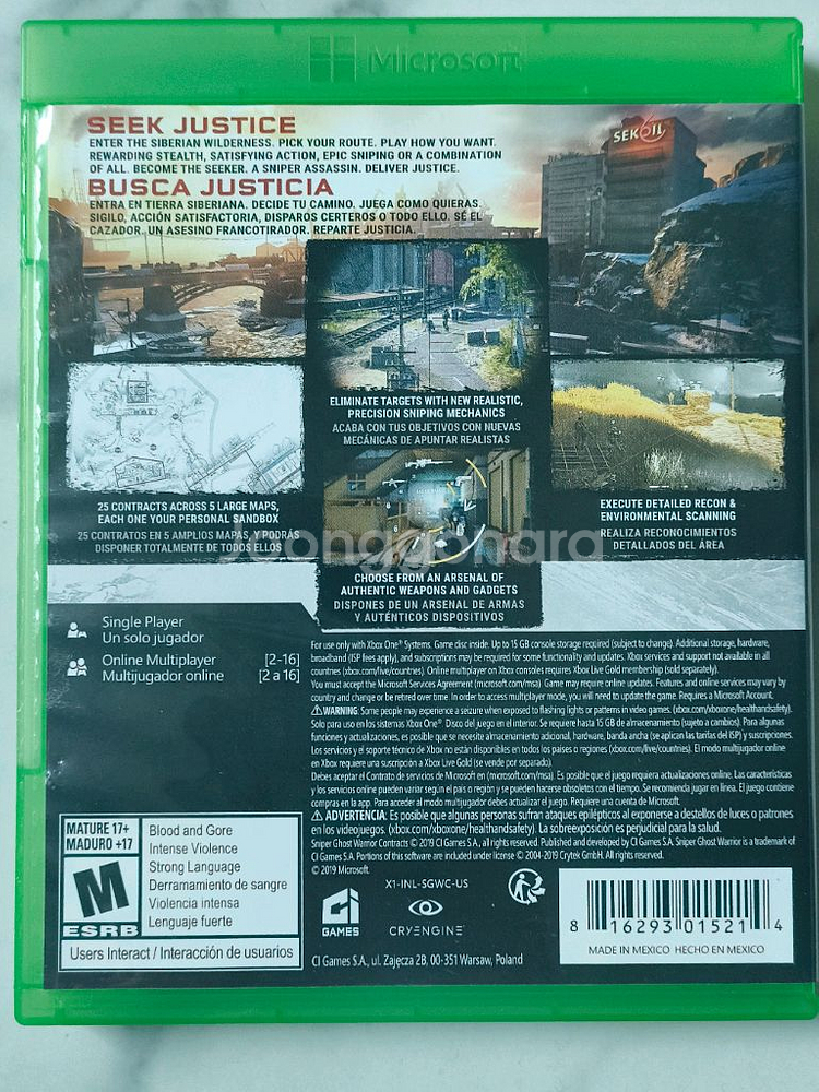 Xbox 스나이퍼 고스트워리어 콘트랙트 북미판 (한글)--1