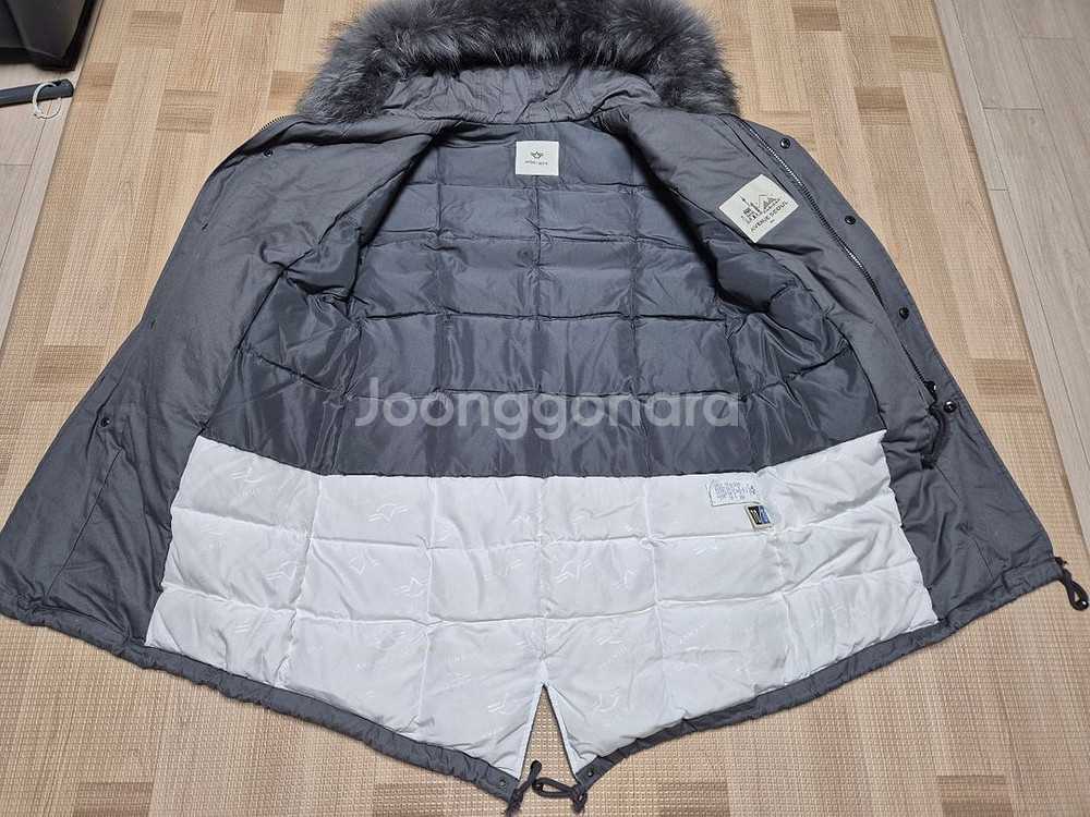 에비뉴서울 여성 라쿤후드 오버핏 패딩 55~77사이즈--2