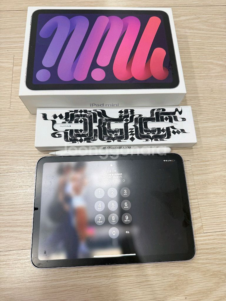 아이패드 미니7 256 wifi 모델 배터리100%--2