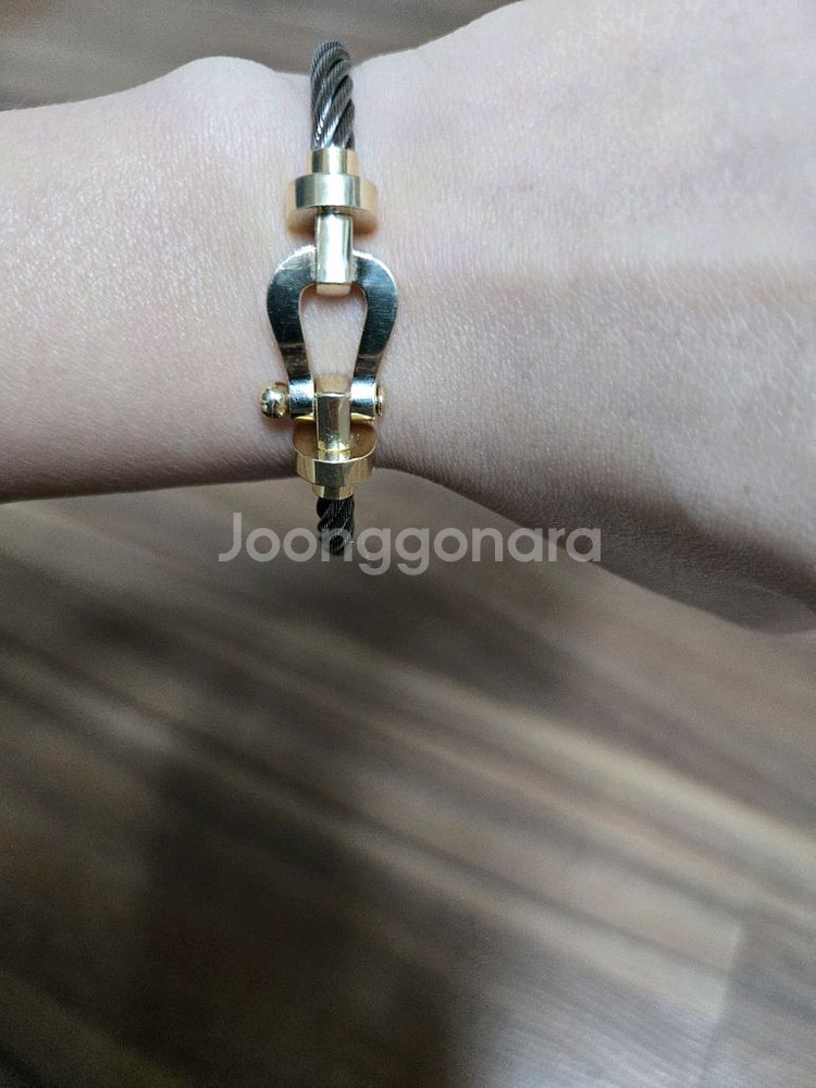 14k 프레드팔찌 엘골드--1